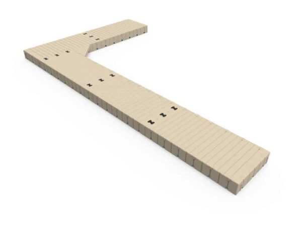 L-Shape dock, 35′ Long x 20′ Wide